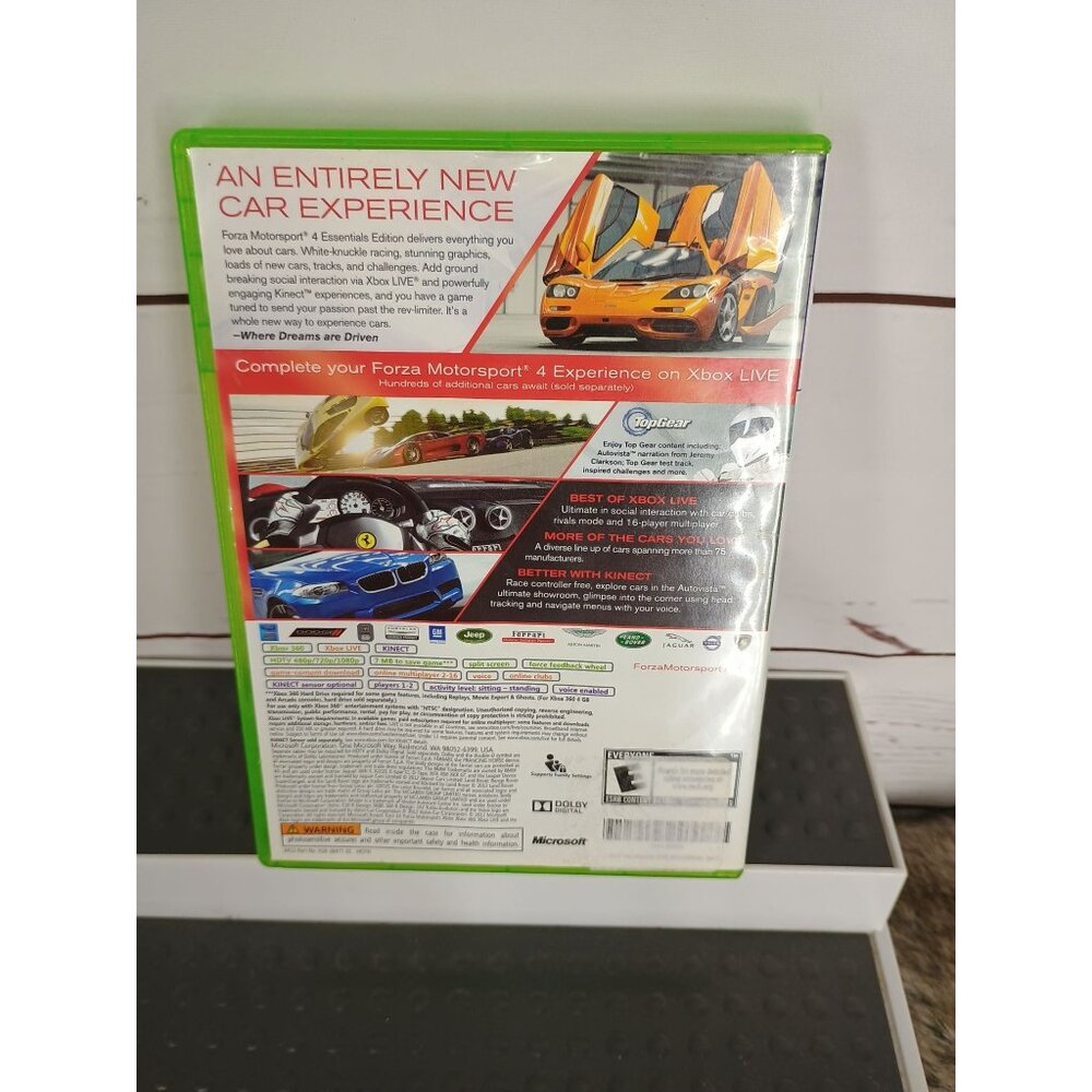 Forza Motorsport 4 Essentials Edition Xbox 360 Video Game Complete With Case & D - Picture 2 of 5